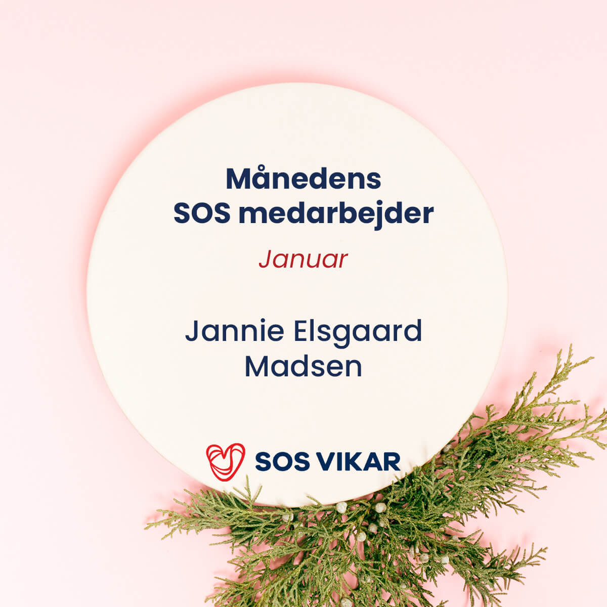 Månedens SOS medarbejder Månedens SOS medarbejder
